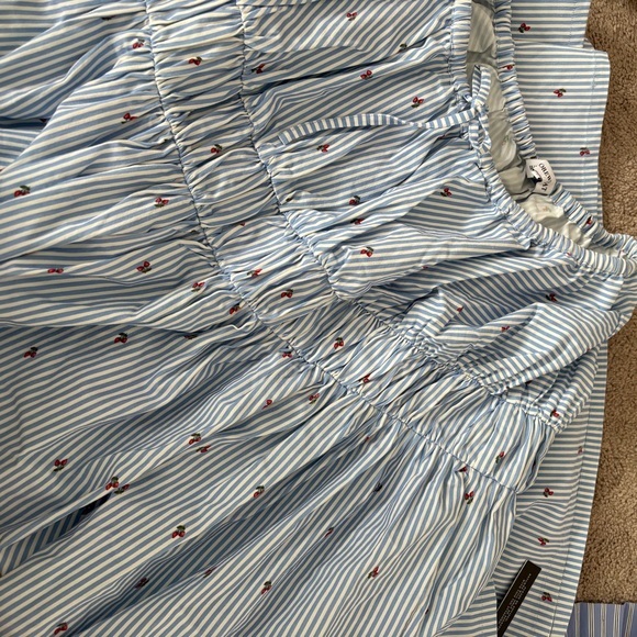 Tiered Midi Skirt in Sky Multi WeWoreWhat - Picture 6 of 7